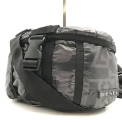 美品　DIESEL　ディーゼル　ボディバッグ　ナイロン　クロスボディ　ブラック系　1574