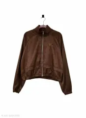 ナイキ エア ブラウン クロップド トラック ジャケット