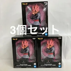 未開封 DRAGON BALL MATCH MAKERS ゴクウブラック 超サイヤ人ロゼ VS孫悟空 フィギュア 3個セット SF4A87 c111
