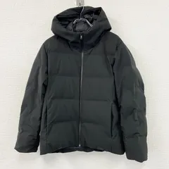 UNIQLO　ユニクロ　ダウンジャケット　シームレスダウンパーカー　ダウン90%　黒　ブラック　Mサイズ　古着