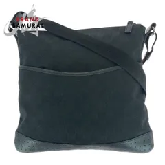 GUCCI グッチ ブラック 黒 シルバー金具 GGキャンバス/レザー 145857 ショルダーバッグ ポシェット レディース 505863【中古】