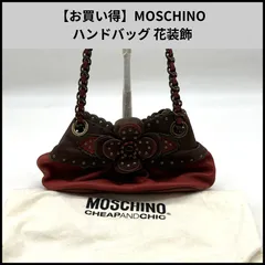 TA807【お買い得】MOSCHINO ハンドバッグ 花装飾のサムネイル