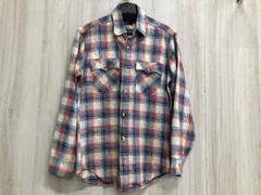 LEVI'S リーバイス 長袖シャツ 古着 80年代 チェックシャツMサイズ 破け有り