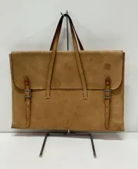PORTER ポーター ブリーフケース ハンドメイド 手縫い キャメル シミ有り