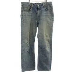 リーバイス Levi's デニム ジーンズ 34 ライトブルー 無地 長ズボン ウォッシュ加工 /GG ■ECD001