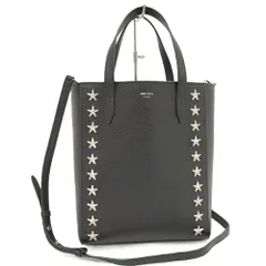 Jimmy Choo スタッズ 2WAYトートバッグ レザー ブラックのサムネイル