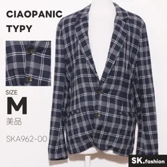 美品 CIAOPANIC TYPY アウター ジャケット　長袖　チェック柄　ポケット付き　二つボタン