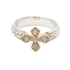 ローリーロドキン シルバー 18k コンビリング - メルカリ