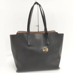 FURLA フルラ トートバッグ ファンタジア バイカラー ロゴ金具 レザー