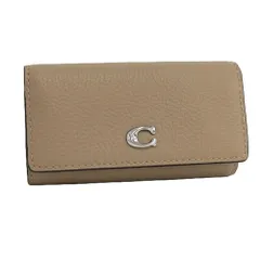 COACH 6連キーケース エッセンシャル 6リング キーケース レザー ベージュ CS001