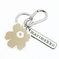 新品 マリメッコ marimekko キーリング キーホルダー キーチェーン アロッカス ウニッコ Kioski ベージュ 94596 094596 810 北欧雑貨 北欧デザイン ネコポスのサムネイル