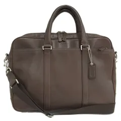 COACH 2WAYハンドバッグ レザー ブラウン F71066