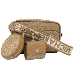 Michael Kors ショルダーバッグ キャンバス ブラウン