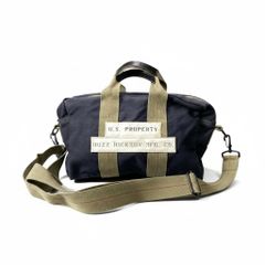 Ad20 BUZZ RICKSON'S Aviator 2-Way Kit Bag S Navy Military Bag t18r