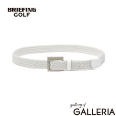 BRIEFING ホワイト編み込みベルト M タグ外しタグあり【未使用品】 BRIEFING GOLF MS SQUARE BUCKLE BELT Mサイズ - メルカリ