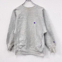 90s　Champion　チャンピオン　リバースウィーブ　スウェット/トレーナー　刺繍タグ　霜降りグレー　Mサイズ　古着
