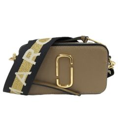 希少·美品 MARC JACOBS スナップショット蛇柄レザー ショルダーバッグ 