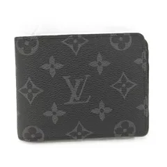 LOUIS VUITTON ポルトフォイユ ミュルティプル 二つ折り財布 モノグラム エクリプス M61695