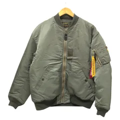 ALPHA アルファ ジャケット MA-1ジャケット SIZE L STANDARD CALIFORNIAコラボ キムタク着用モデル mil-j-82798 オリーブのサムネイル