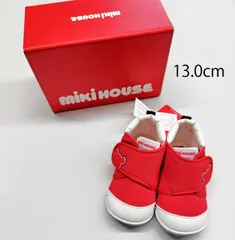 【正規品】ミキハウス　★ファースト シューズ★　10-9372-978　赤　13.0cm　新品(難あり)