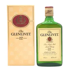 グレンリベット 12年 旧 スキットル型 350ml  43% THE GLENLIVET  スコッチウイスキー【B3】のサムネイル