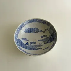 染付印判　鉢　大正　磁器