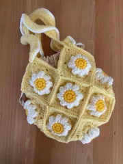 お花モチーフバッグ