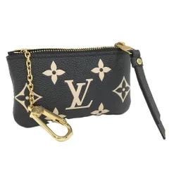 LOUIS VUITTON ポシェットクレ キーリング付き コインケース モノグラム アンプラント バイカラー M80885