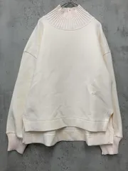 美品 green label relaxing グリーンレーベルリラクシング 3612-105-2443 ダンボール リブ タートル プ プルオーバー size表記なし/アイボリー ■■ レディース