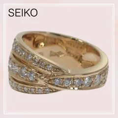 【SEIKO】14号 リング K18イエローゴールド ダイヤモンド レディース【ジュエリー/アクセサリー】のサムネイル