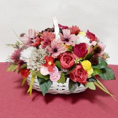 女の子の憧れ　１１５本深紅のバラ 造花 アレンジメント 女の子の憧れ 115本深紅のバラ 造花 アレンジメント - メルカリ
