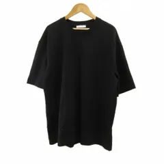 ザラ ZARA Tシャツ M 黒 ブラック 半袖 クルーネック カットソー 無地 /PP ■ECA004
