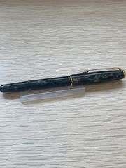 23499✨高級✨ダンヒル 万年筆 14K F ベッコウ柄 マーブル柄 - メルカリ