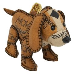 65C40 MCM ピンク ライオン キーホルダー バッグチャーム - メルカリ