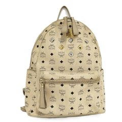 MCM ボディバッグ ヴィセトスモノグラムスタッズ ブラウンレッド 