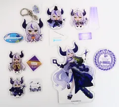 6点セット ホロライブ ラプラス・ダークネス アクリルスタンド/アクリルキーホルダー