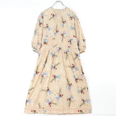 ピンクハウス★ブーケpt♪七分袖ワンピース ピンク系 カットワーク刺繍♪花柄 z19689