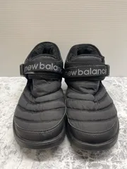 送料無料！！new balance　ニューバランス　レディースシューズ　スノーシューズ　中ボア冬用ブーツ　暖かスノーシューズ　マジックテープ開閉　　ブラック　サイズ24〜24.5cm  #80420MO206のサムネイル