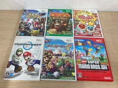！２ 【まとめ売り】Nintendo Wii ソフト 6本セット/マリオパーティ8/ニュースーパーマリオブラザーズ/マリオカート/大乱闘スマッシュブラザーズX/ドンキーコングリターンズ/太鼓の達人【ゲームソフト】【2】