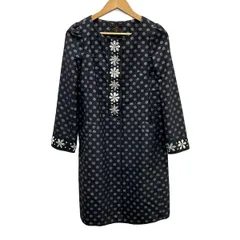 TOCCA(トッカ) コート サイズ0 XS レディース美品  - 黒×グレー 長袖/ドット柄/ビジュー/ラメ/春/秋のサムネイル