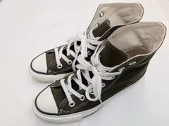 N 最終値下げ【ヴィンテージ】CONVERSE ALL STER コンバース スニーカー 日本製 カーキ 5サイズ