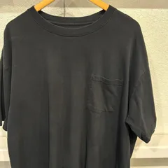 古着 XL ディッキーズ Dickies 胸ポケット 半袖 Tシャツ 黒 ブラック 無地 シンプル