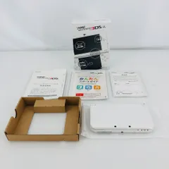 05w20472T 【完品 new 3DSLL】new NINTENDO 3DSLL 本体 箱あり パールホワイト microSD 4GB ＊動作確認/初期化済み＊ 【中古品】
