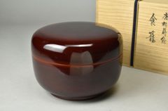 茶道具 中村湖彩作 根來塗 金輪寺 棗 共布共箱 V 9799 - メルカリ