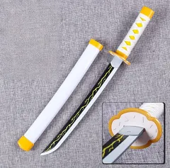 鬼滅の刃 日輪刀 我妻善逸 コスプレ道具 モチーフ武器 cospaly 装備品 剣 道具 コスプレ用 学園祭 撮影 誕生日プレゼント43cm