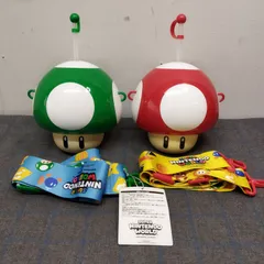【2点セット】USJ　ユニバーサルスタジオジャパン　スーパーニンテンドーワールド　キノコドリンクボトル　L2111のサムネイル