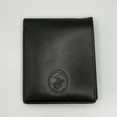 BEVERLY HILLS POLO CLUB 二つ折り財布  ダークカーキ系 スリム 小銭入れ付きのサムネイル
