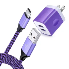 【新着商品】USB充電器 2ポート 5V/2.1A ACアダプター USB コンセント 2口+Type-C ケーブル*1.8M Hootek 電源アダプター iPhone17 コンセント タイプC ケーブル 高耐久ナイロン編み スマホ充電コード iPhone