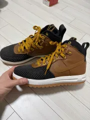 ナイキ ルナ フォース 1 ダックブーツ エール ブラウン ブラック 265mm