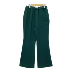 EVERYDAY I LIKE エブリデイアイライク イージー フレアパンツ セミワイド 美品 21-030-500-8140-3-0 レディース サイズ38 グリーン ズボン IL18507■